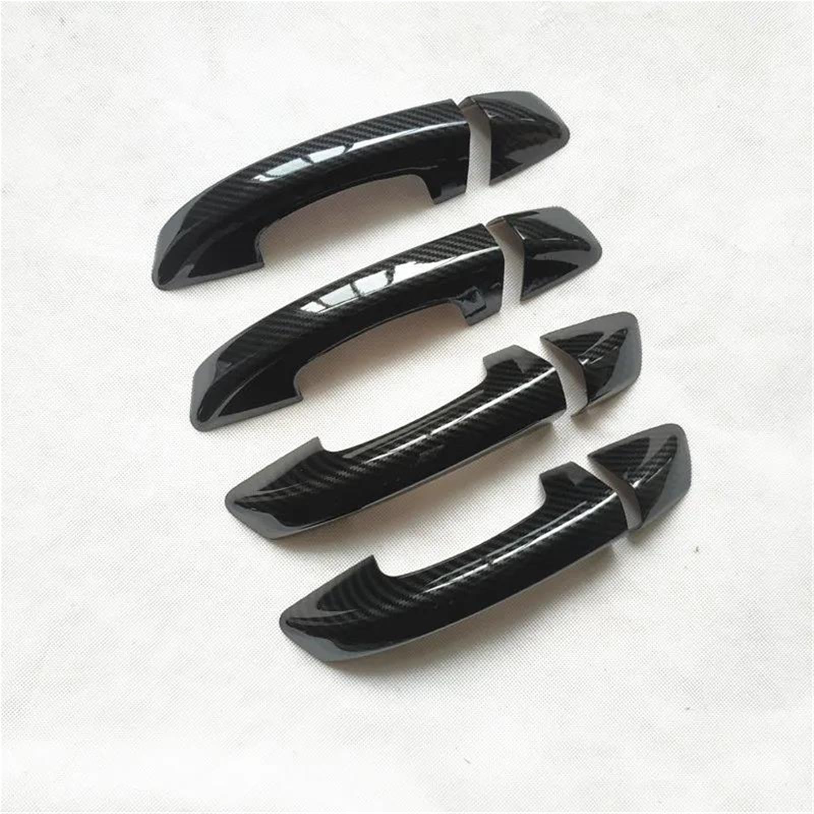 JTWMTY for Vw for Golf 6 Mk6 2009-2012 Car Door Handle Cover Trim Handles Plastic Imitation Carbon Fiber Accessories