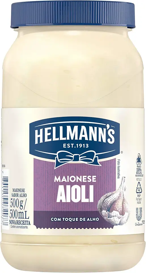 Hellmann´s Hellmanns Maionese Aioli 500G