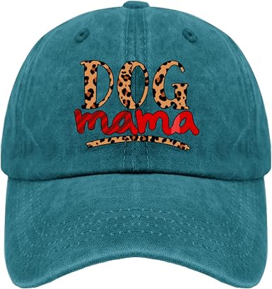 Cappello da papà invecchiato Cane Mama Sublimazione Madre Festa Cappello  per le Donne Vintage Lavato Denim Regolabile per Viaggiare Regalo, Blu  ciano., Etichettalia unica : Amazon.it: Moda