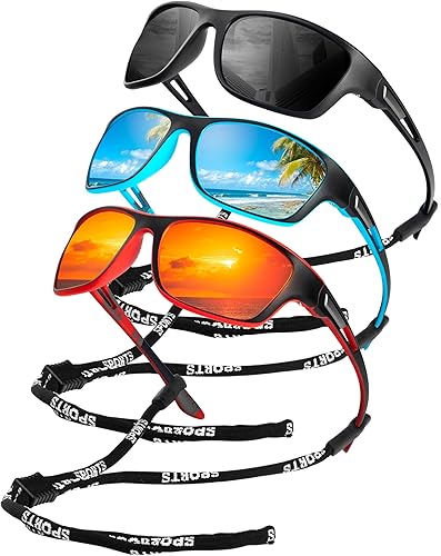 Miniatura 1 de KALIYADI Gafas de sol polarizadas para hombre, gafas de sol deportivas para conducir, ciclismo, pesca, con protección UV