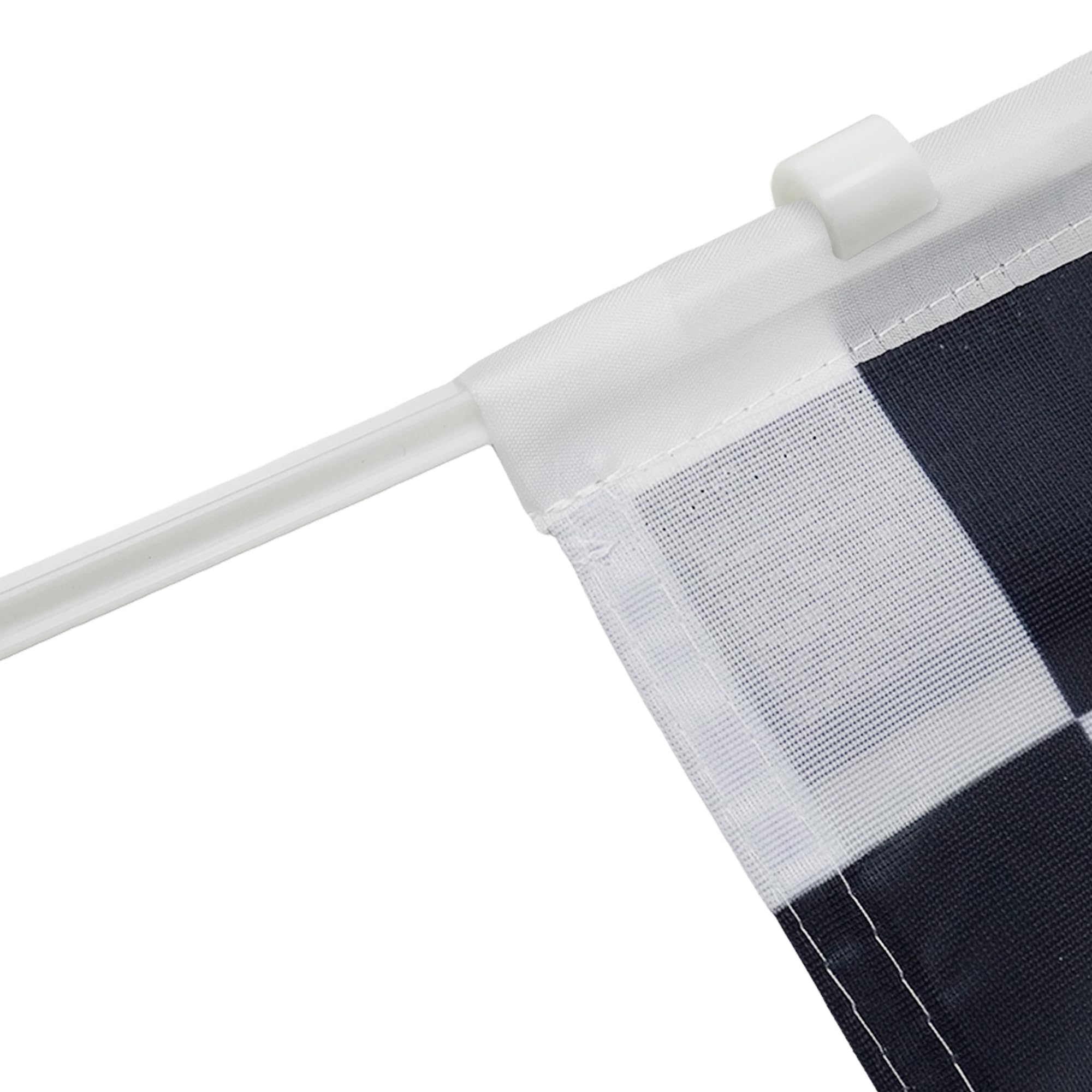 Bandiera Auto A Scacchi 45x30cm - Bianco E Nero, Per Gare Automobilistiche, AZ FLAG - Foto 5