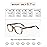 JOLISU Reading Glasses For Women - 5 Pack Stylish Readers For Womens Men Spring Hinge Eyeglasses -Blue Light Blocking Protection Frame (3.00)