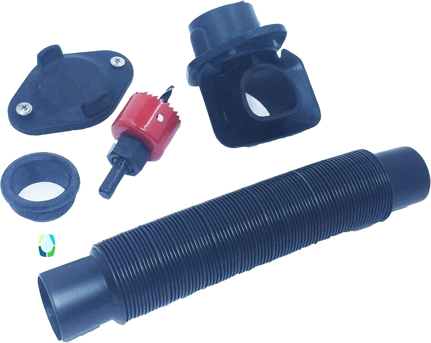 EarthMinded DIY Rain Barrel Diverter Parts for 2x3, 3x4