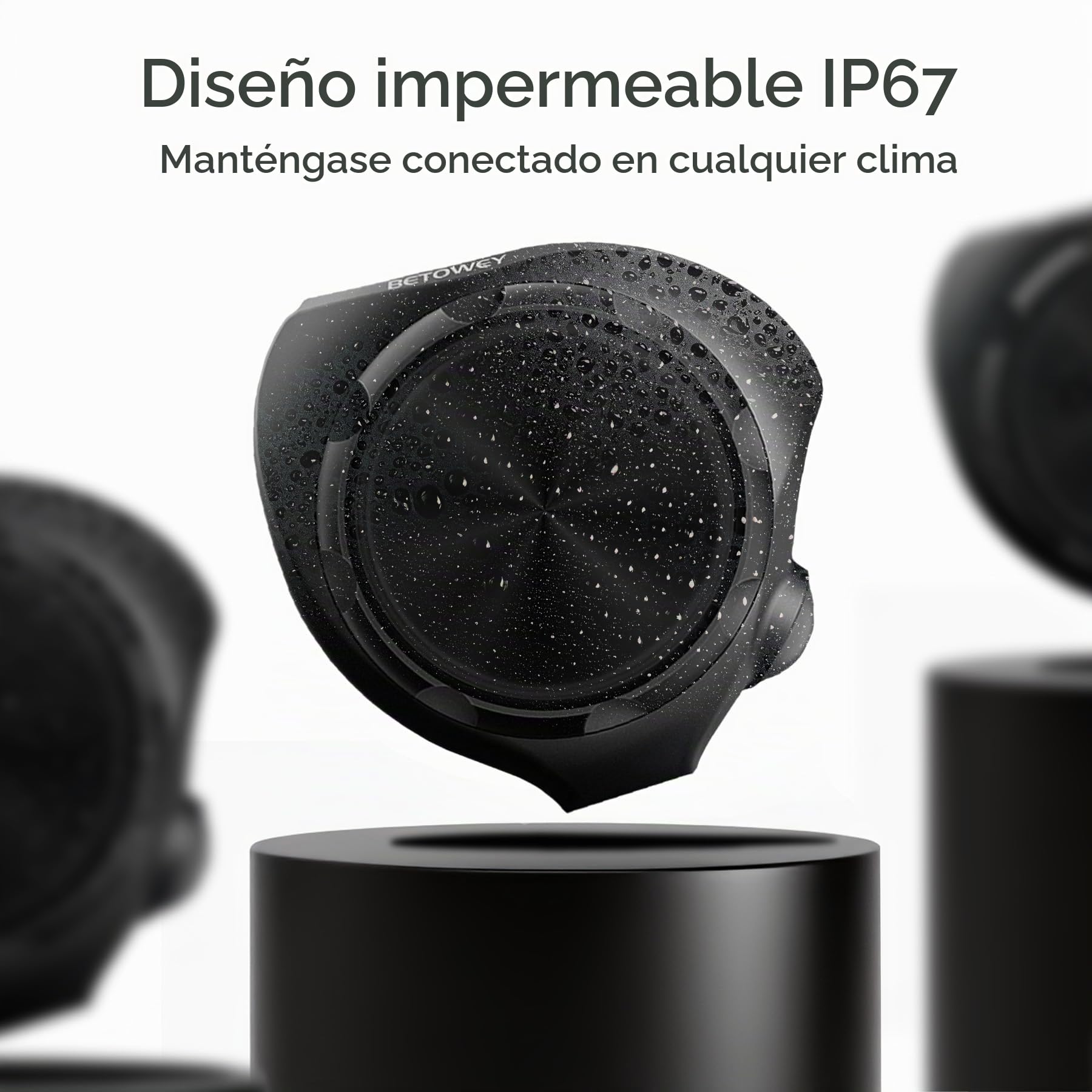Y3 Intercomunicador Bluetooth 5.2 para Casco de Moto con Cancelación de Ruido Activa y Radio FM (1 Pieza)