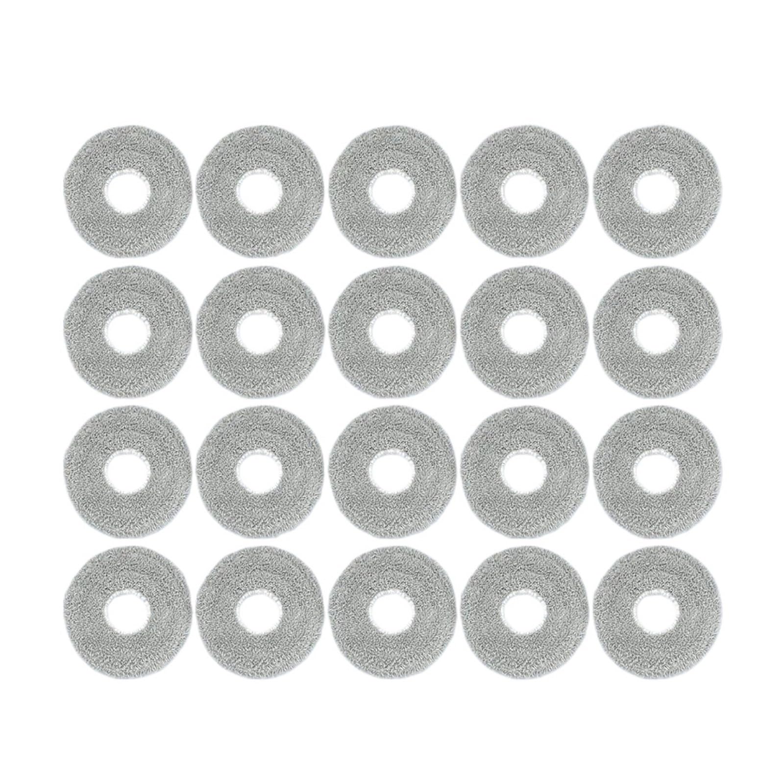 Vividcrate Robotic Vacuum Cleaner Spare Parts Robotic Vacuum Cleaner Mop Cloth Accessories,Compatible For Cecotec,Compatible For Conga,X70(20pcs)