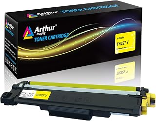 Arthur Imaging with CHIP Compatible Toner Cartridge Replacement for Brother Tn227 (Yellow, 1 Pack)