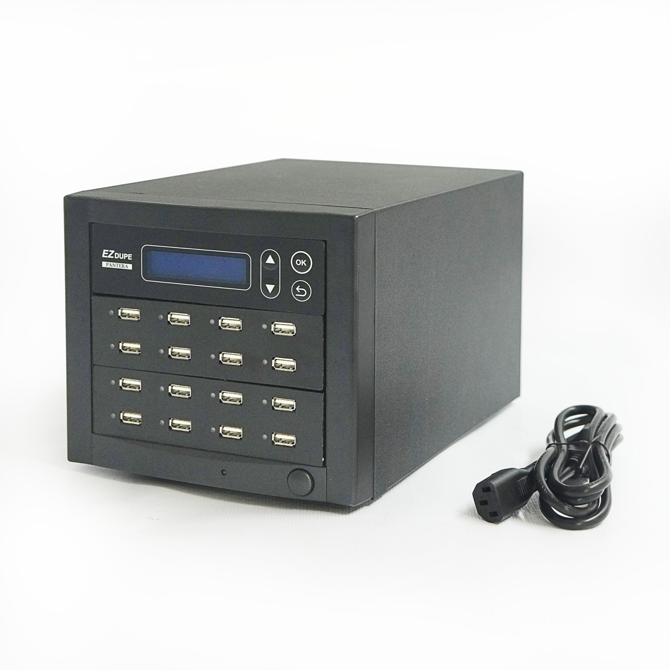 EZ DUPE Duplicateur de Clé USB à 15 Ports Cibles - Duplicateur et Effaceur Autonome de Clé USB (USB Pantera)