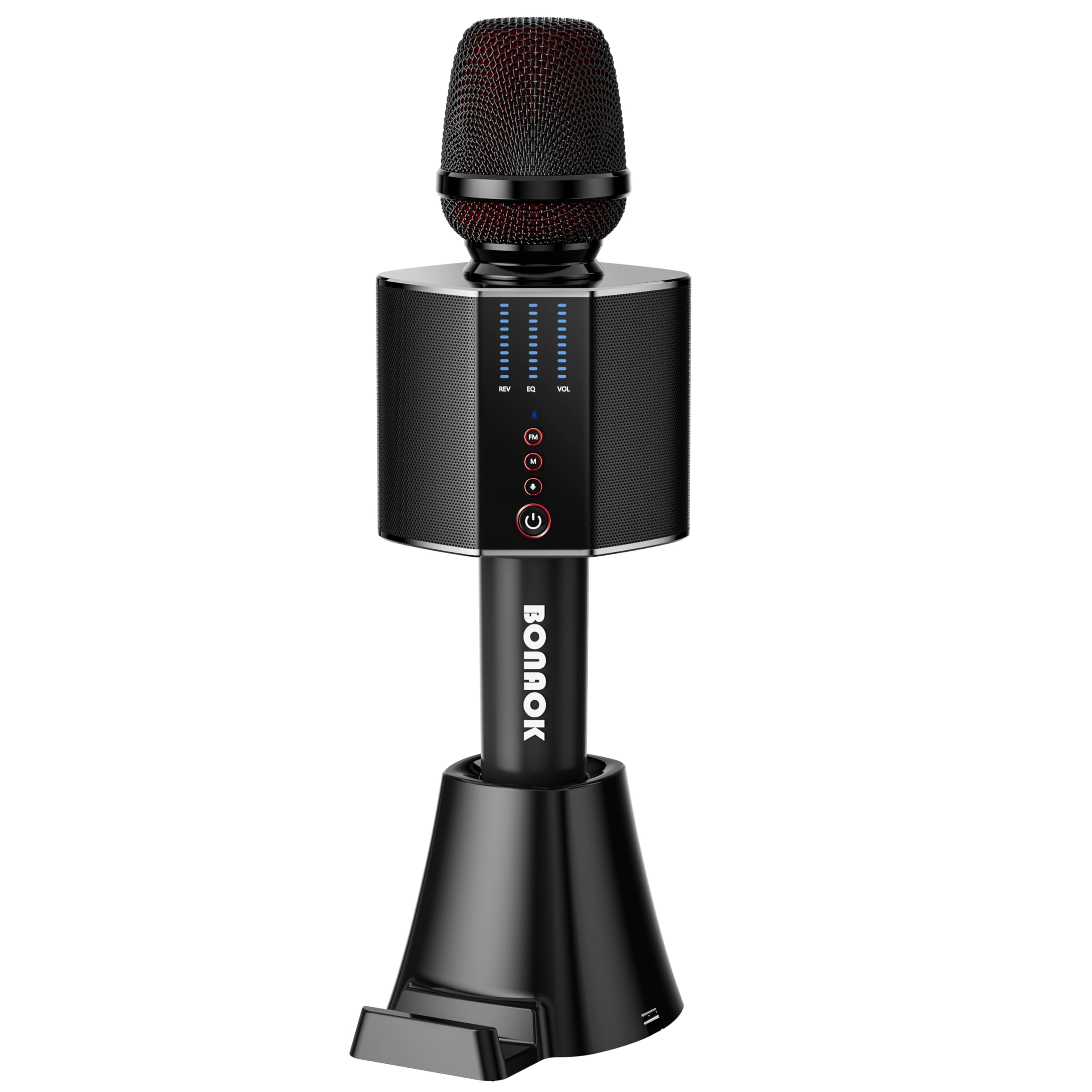 BONAOK Bluetooth Wireless Karaoke Microphone, Portable Karaoke Machine Mic & Speaker System for Smartphone Wireless Recording/Live Streaming/Indoor/Outdoor/Party/Car G50 PRO