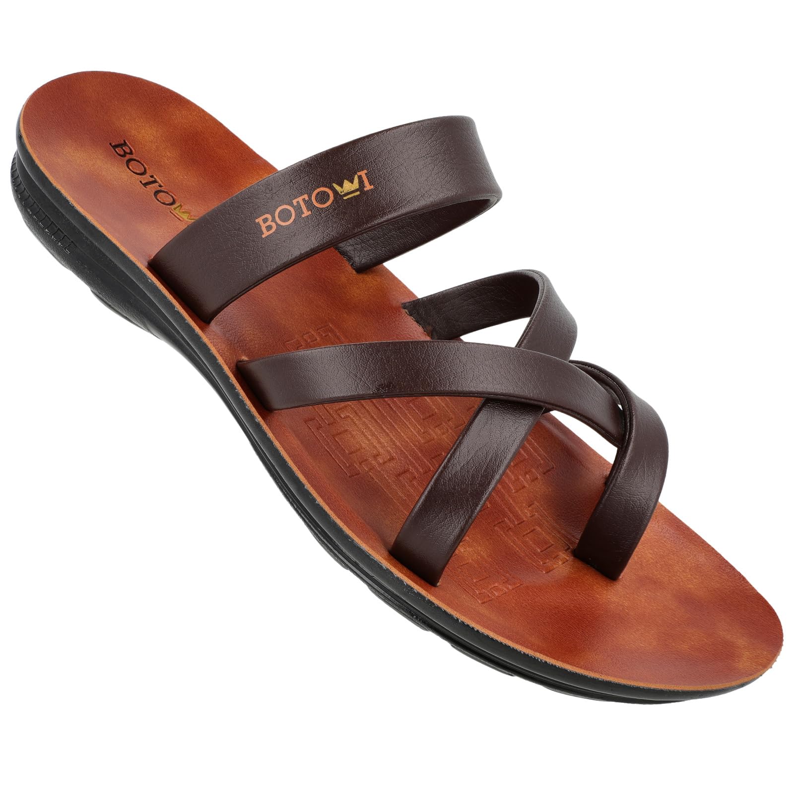WALKAROO BW3504 Mens Sandals for Casual Wear and Regular use - Brown (B0CKTFQBF4) Amazon Price History, Amazon Price Tracker
