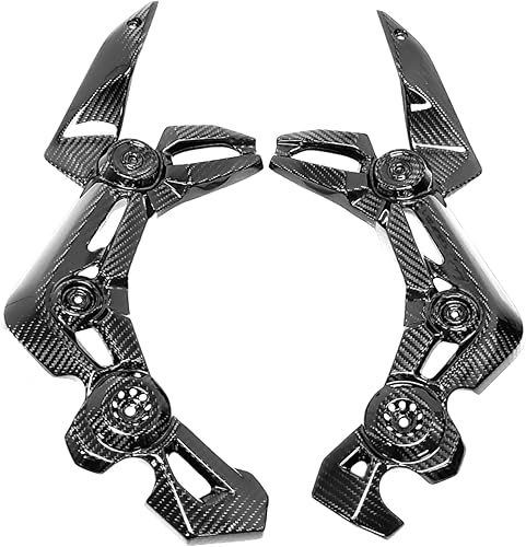 Repuesto para paneles laterales laterales, Kawasaki Z900 (2017-2020), fibra de carbono, tejido de sarga 2x2