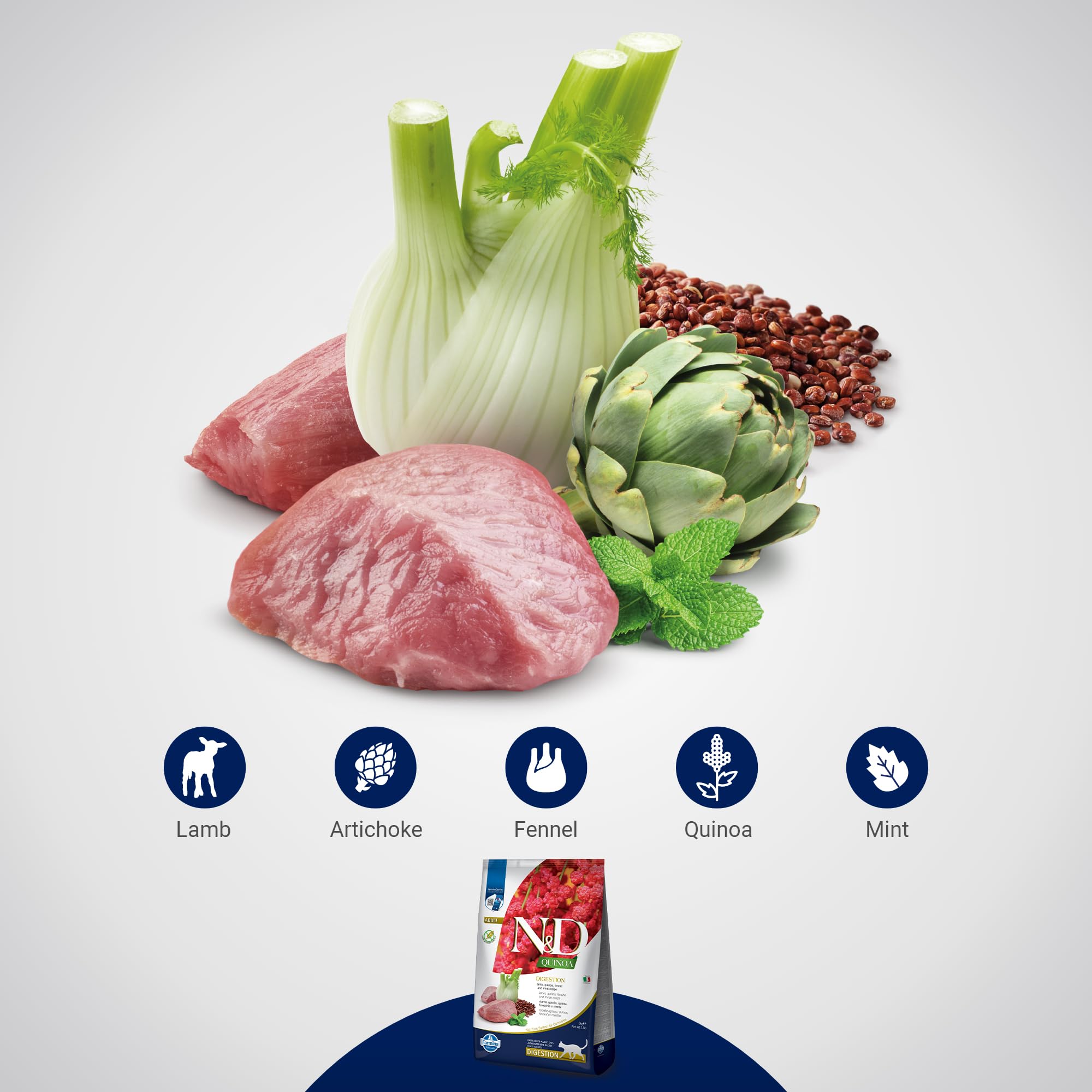 N&D QUINOA CAT DIGESTION LAMB 5 KG