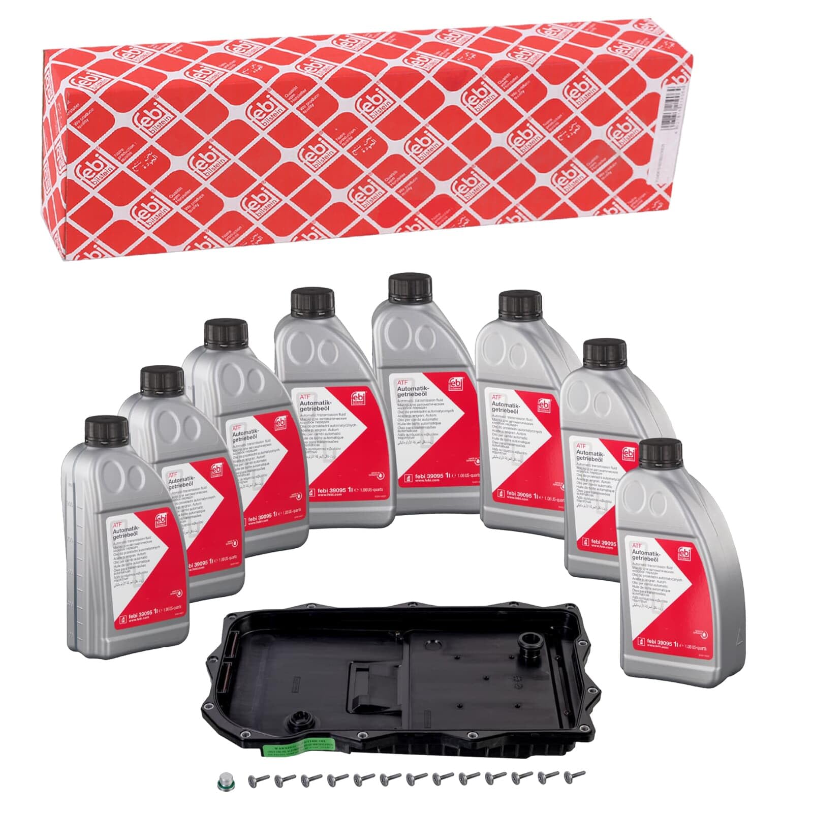 Febi Bilstein 176857 Getriebeölwechselsatz, 1 Stück | Kompatibel mit: BMW 1, 1, 2 Cabriolet, 2 Coupe, 3, 3, 3 Gran Turismo, 3 Touring, 3 Touring, 3 Touring Van, 4 Cabriolet
