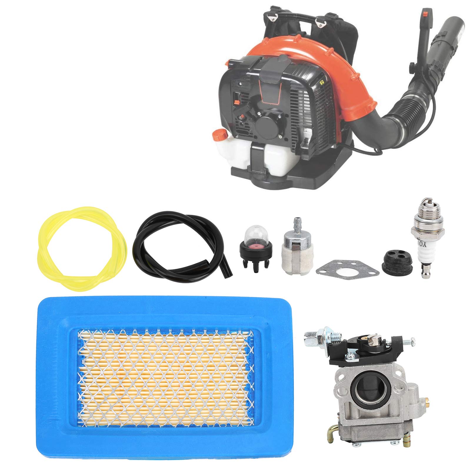Carburatore con Kit Filtro dell'Aria Adatto per Echo PB770 PB770H PB770T Kit di Messa a Punto del soffiatore a Zaino