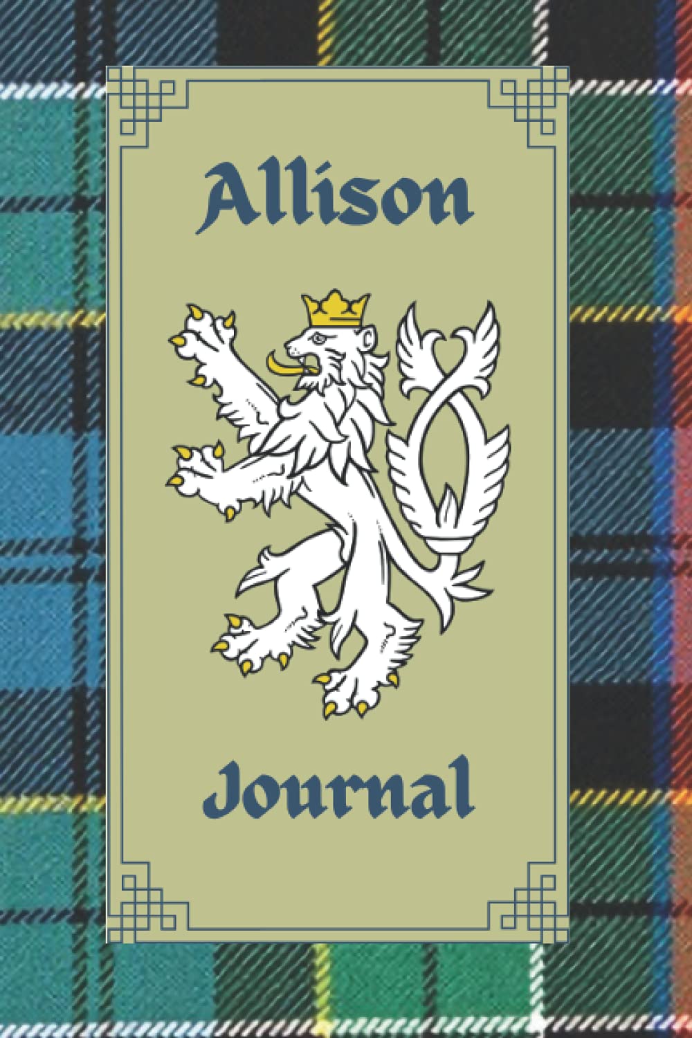 Allison Journal: Scottish Surname Tartan Journal, 120 pages, 6 x 9 inches, gifts for Scottish heritage enthusiast