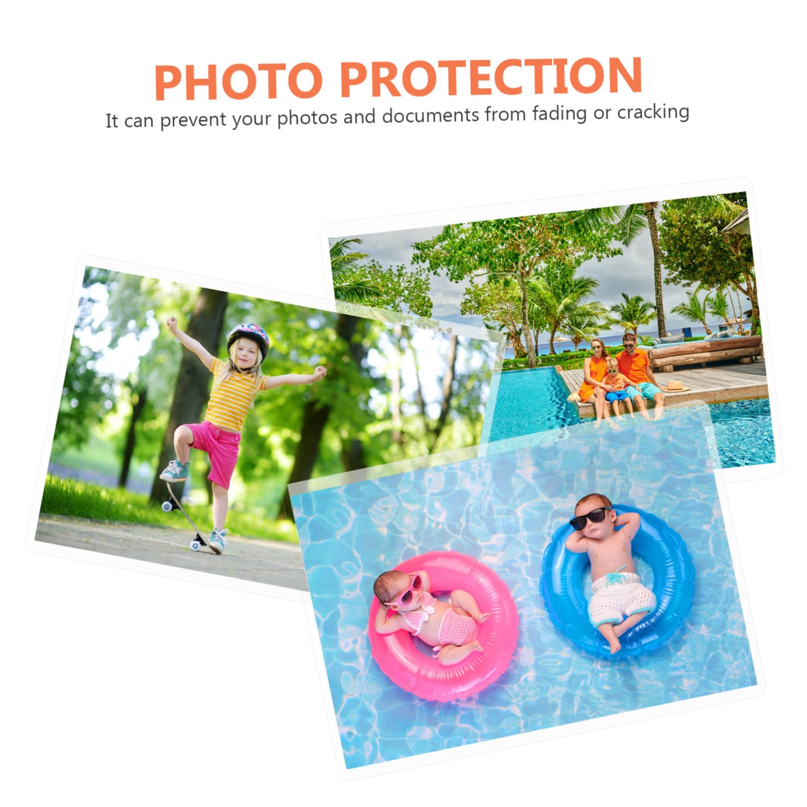 NUOBESTY 100stücke Thermolaminierfolien aus Pet und Eva Transparente Schutzfolien für Fotos und Dokumente Wasserfeste Laminierhüllen im Format pro Packung