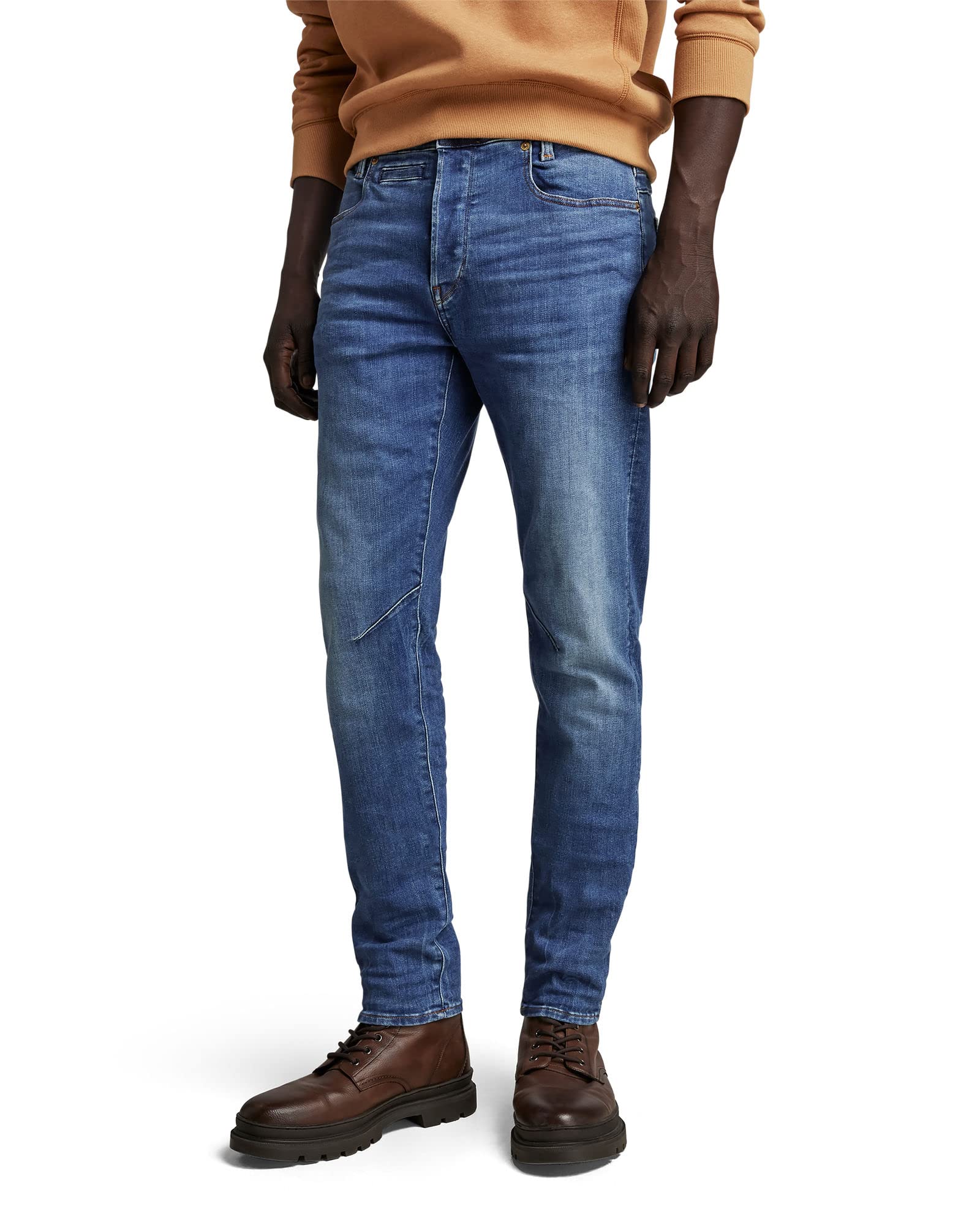 G-STAR Uomo D-Staq 5-Pocket Slim Jeans, Multicolore (Medium Indigo Aged D06761-8968-6028), 32W / 32L-image