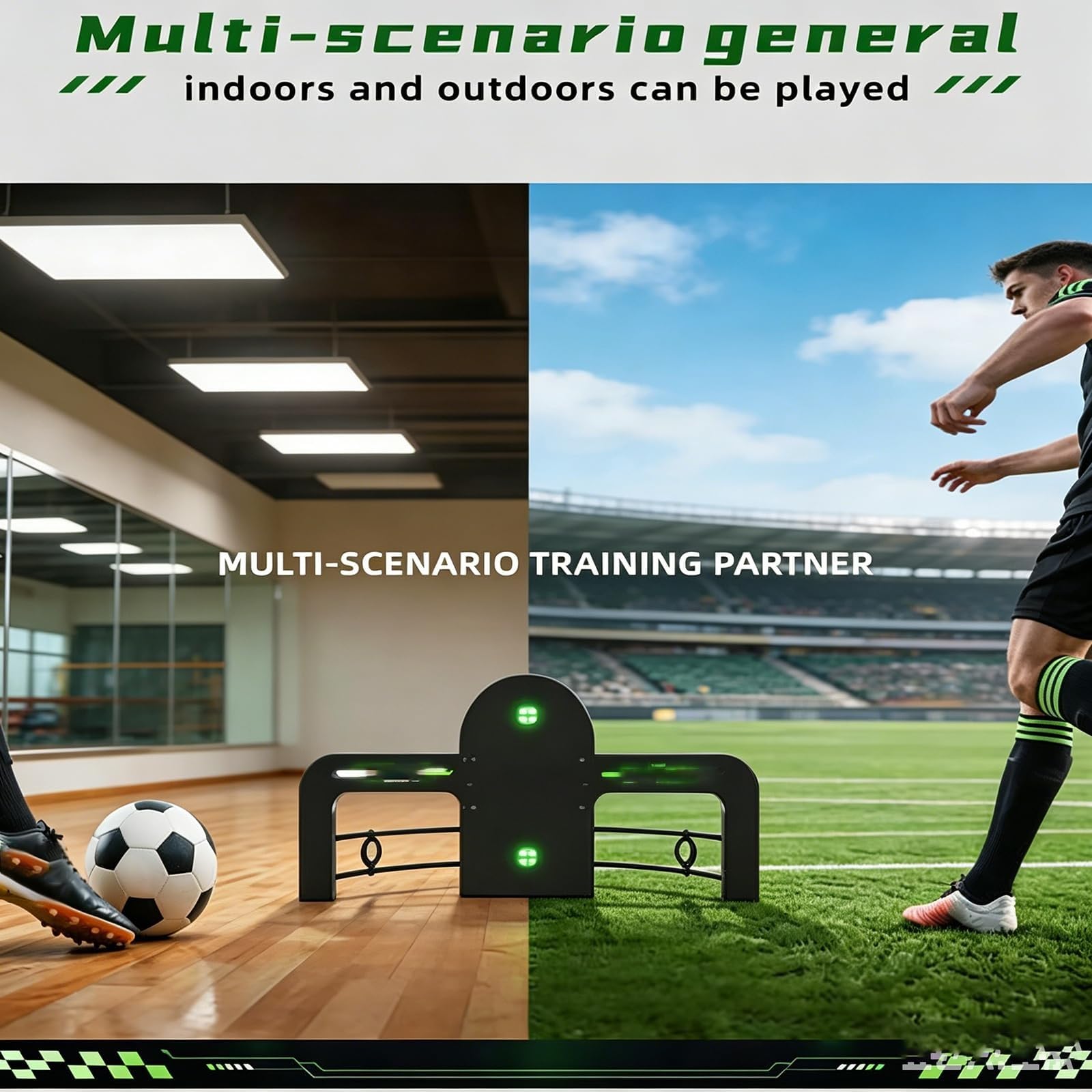 Equipo De Entrenamiento De Fútbol, Pantalla LED De Puntuación Ejercicios