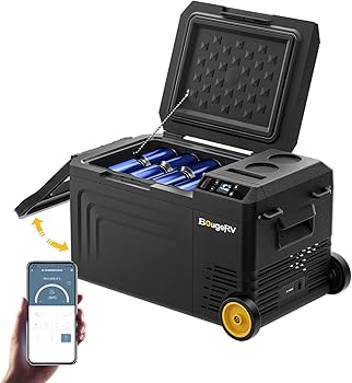 BougeRV ポータブル冷蔵庫 20L　アウトドア　冷蔵庫　冷凍庫　車載冷蔵庫 Amazon.co.jp: BougeRV ポータブル冷蔵庫 車載冷蔵庫 20L