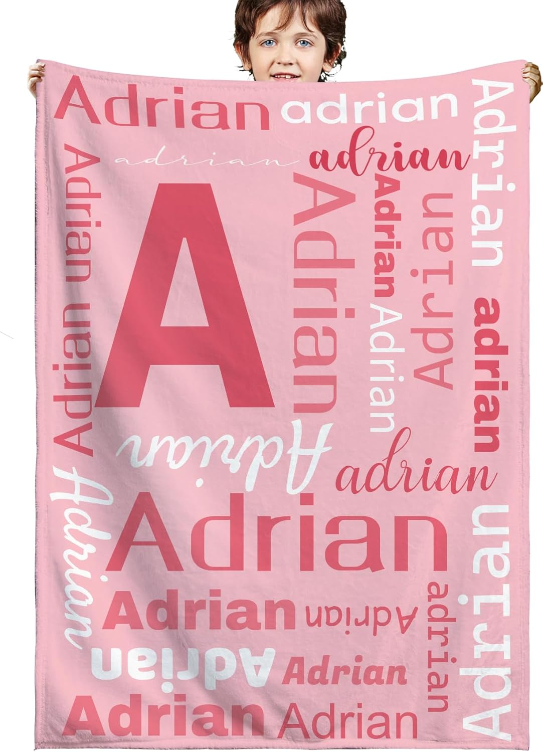 YBDLLE Custom Blanket, Personalized Baby Blanket, Custom