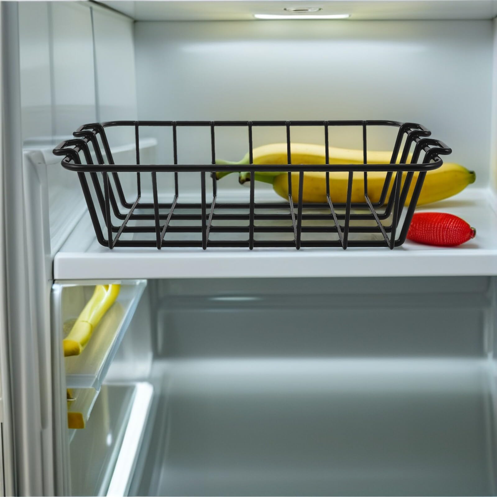 Cesta Organizadora Metálica para Nevera Compatible con Rtic Bandeja Insertable para Almacenamiento y Refrigeración de Alimentos y Bebidas Resistente para Camping Viajes y Fiestas