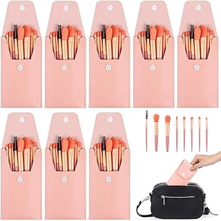 Makeup Brush Bag With 8 Brushes, Weddings Par...