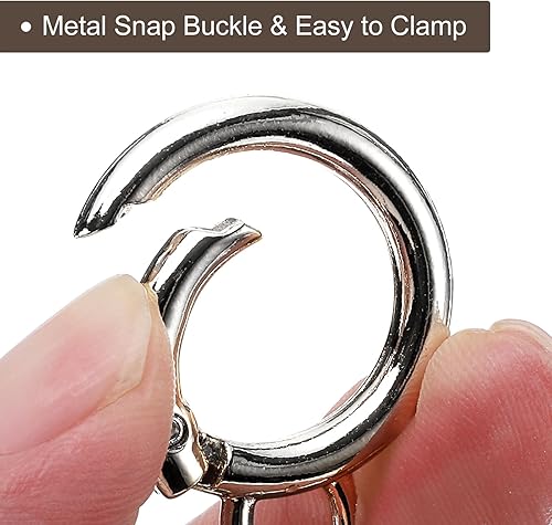 Miniatura 4 de uxcell Extensor de correa para bolso, 2 piezas de 5.7 pulgadas, bolsa de cuentas de 5.7 pulgadas, cadena corta, repuesto para bolso de mano, bolsa