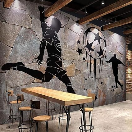 Amazon Co Jp カスタム写真の壁紙手描きのサッカー壁画レトロなレンガの壁レストランカフェバーの背景の壁の創造的な装飾 Diy 工具 ガーデン Amazon Co Jp カスタム写真の壁紙手描きのサッカー壁画レトロなレンガの壁レストランカフェバーの背景の壁の創造的な装飾 Diy 工具 ガーデン
