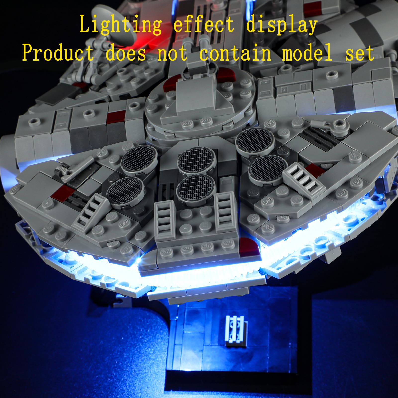 GEAMENT 2024 Kit de Luces LED Compatible con Lego 75375 Halcón Milenario 2024 - Millennium Falcon (Juego Modelo no Incluido)