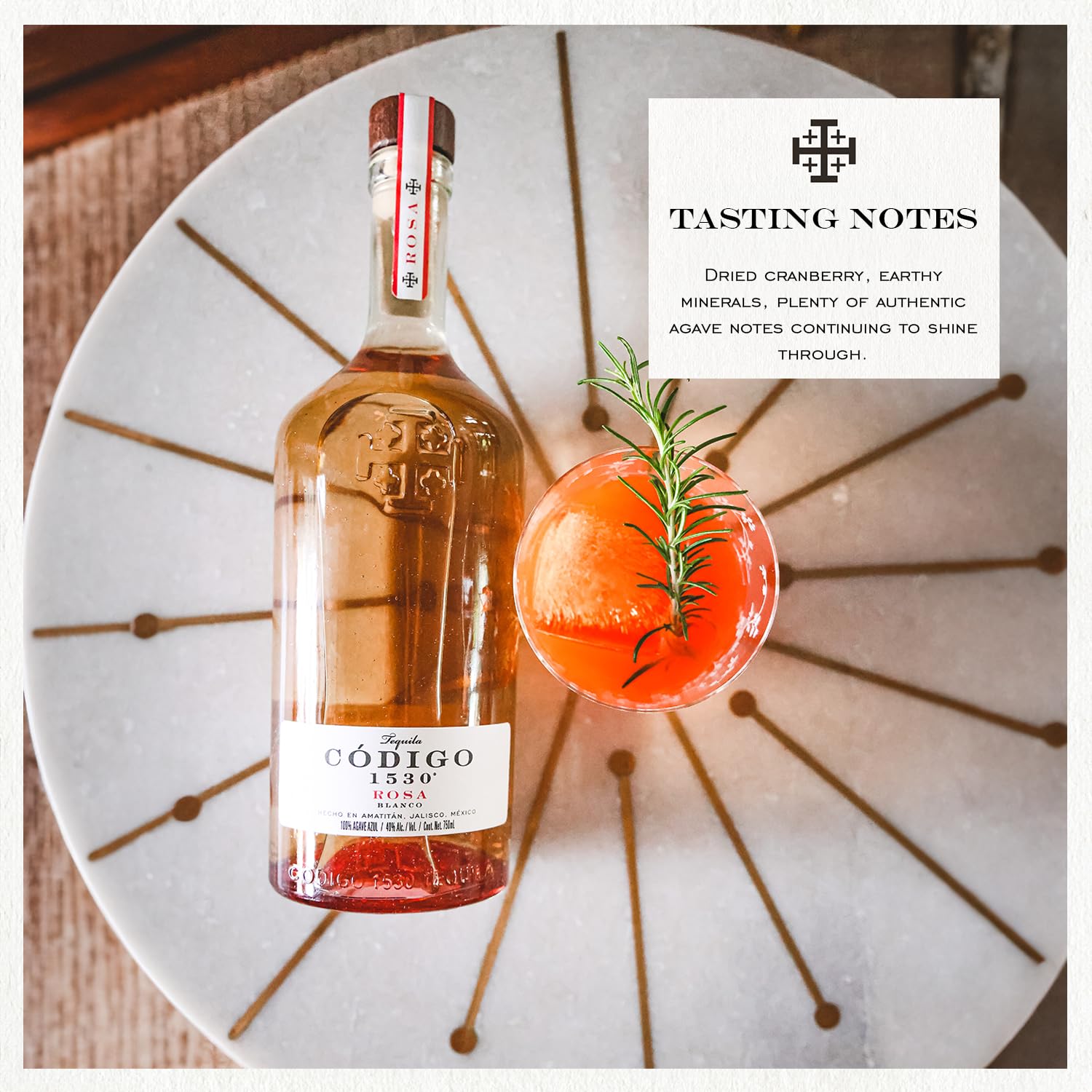 Código 1530 Rosa Tequila Premium - 700 ml