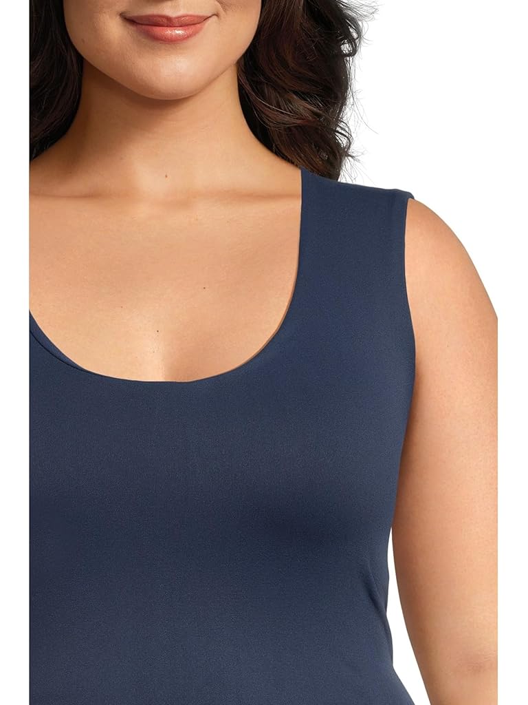 Blue Free People Clean Lines Muscle Cami