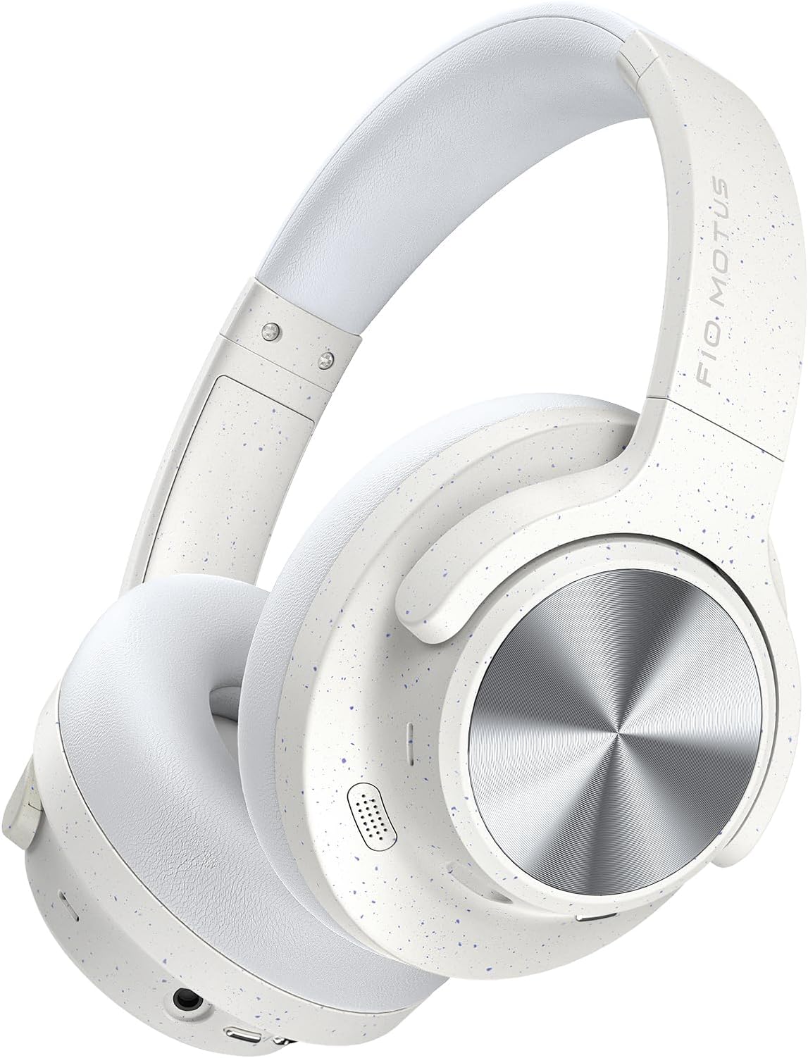 Noise Cancelling Headphones: Wireless Over Ear Bluetooth Headphones with 130H Playtime - Hi-Res Sound Custom EQ via App Deep Bass Comfort Fit Ear Cups for Travel Home Office