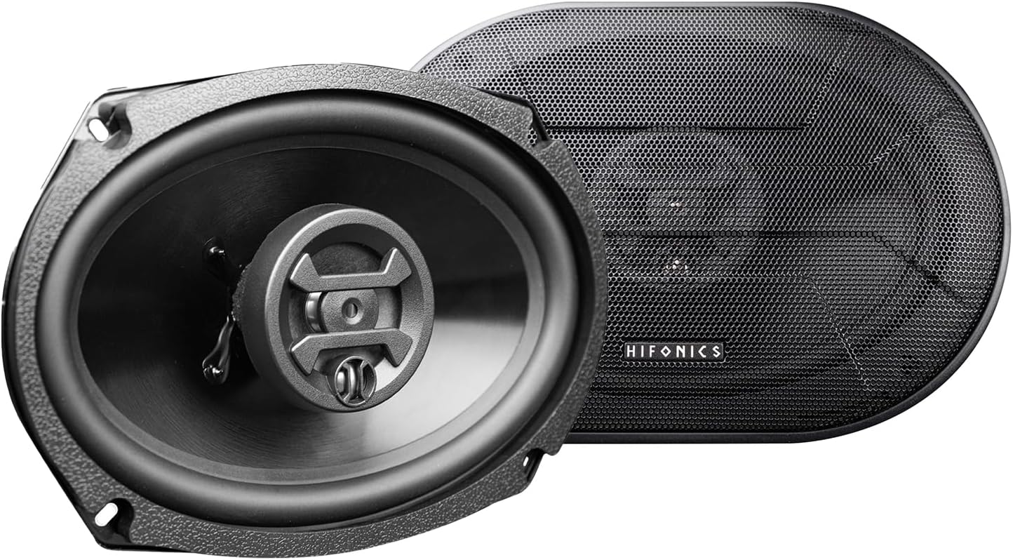 Hifonics ZS693 6x9" 800 Watt Car Audio Speakers,BLACK