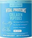 Vital Proteins Collagen Peptides Powder - Grass Fed Collagen Peptides for Hair, Nail, Skin, Bone & Joint Health, Unflavored, 14.3oz