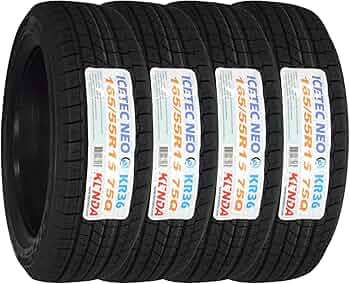 専用2 KENDA 165/55R15 9.5分目 スタッドレス 激安 ◇4本セット 165/55R15 75Q 2025年製 スタッドレスタイヤ