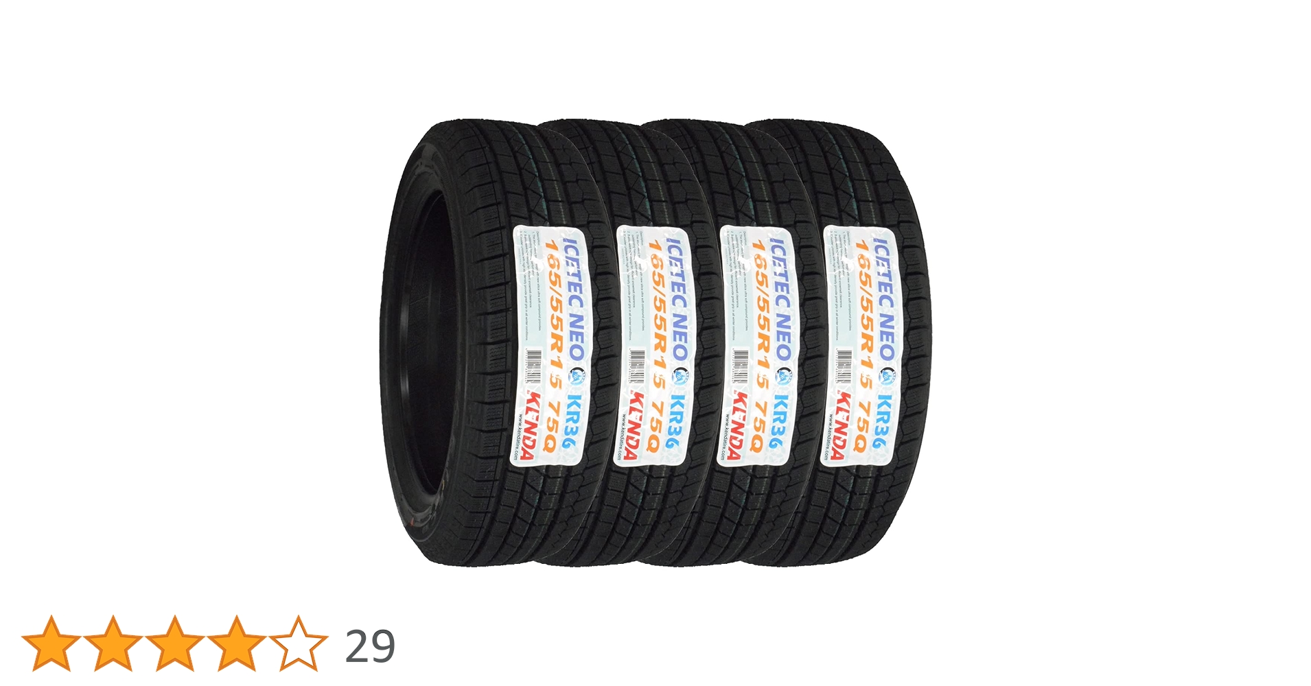 Amazon.co.jp: ケンダ(KENDA) スタッドレスタイヤ KR36 165