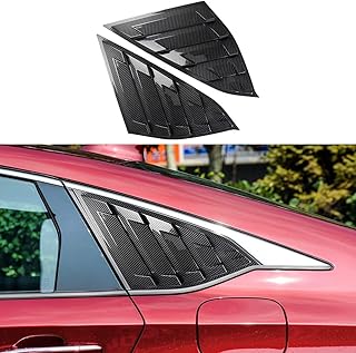 Carbon Fiber Pattern Rear Side Window Louvers for 10th Gen Honda Accord (2018-2022)