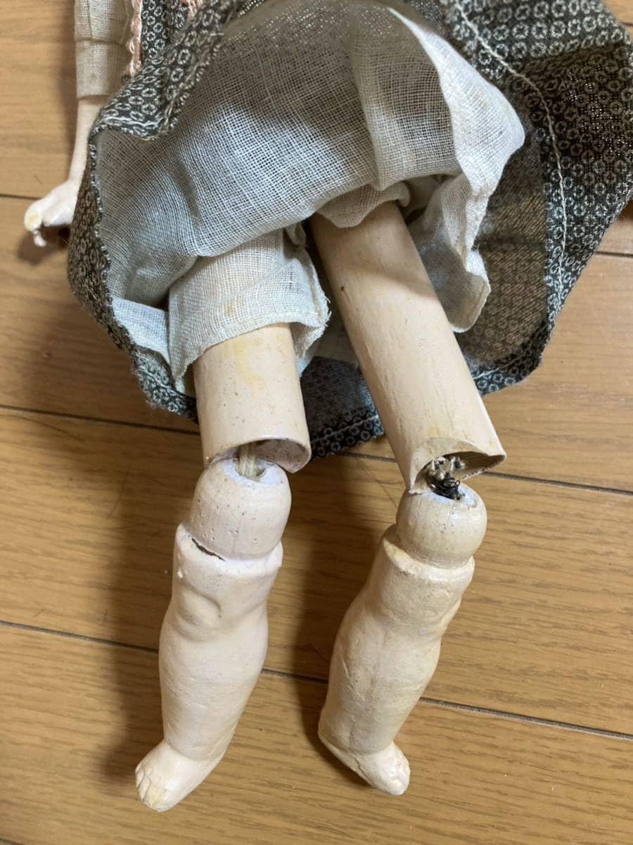 市松人形 ⭐︎ 三つ編みの小さな女の子 ⭐︎ 創作ビスクドール ⭐︎ 抱き人形 即納！当時物 アンティーク 抱き人形 ベビー サクラビスク