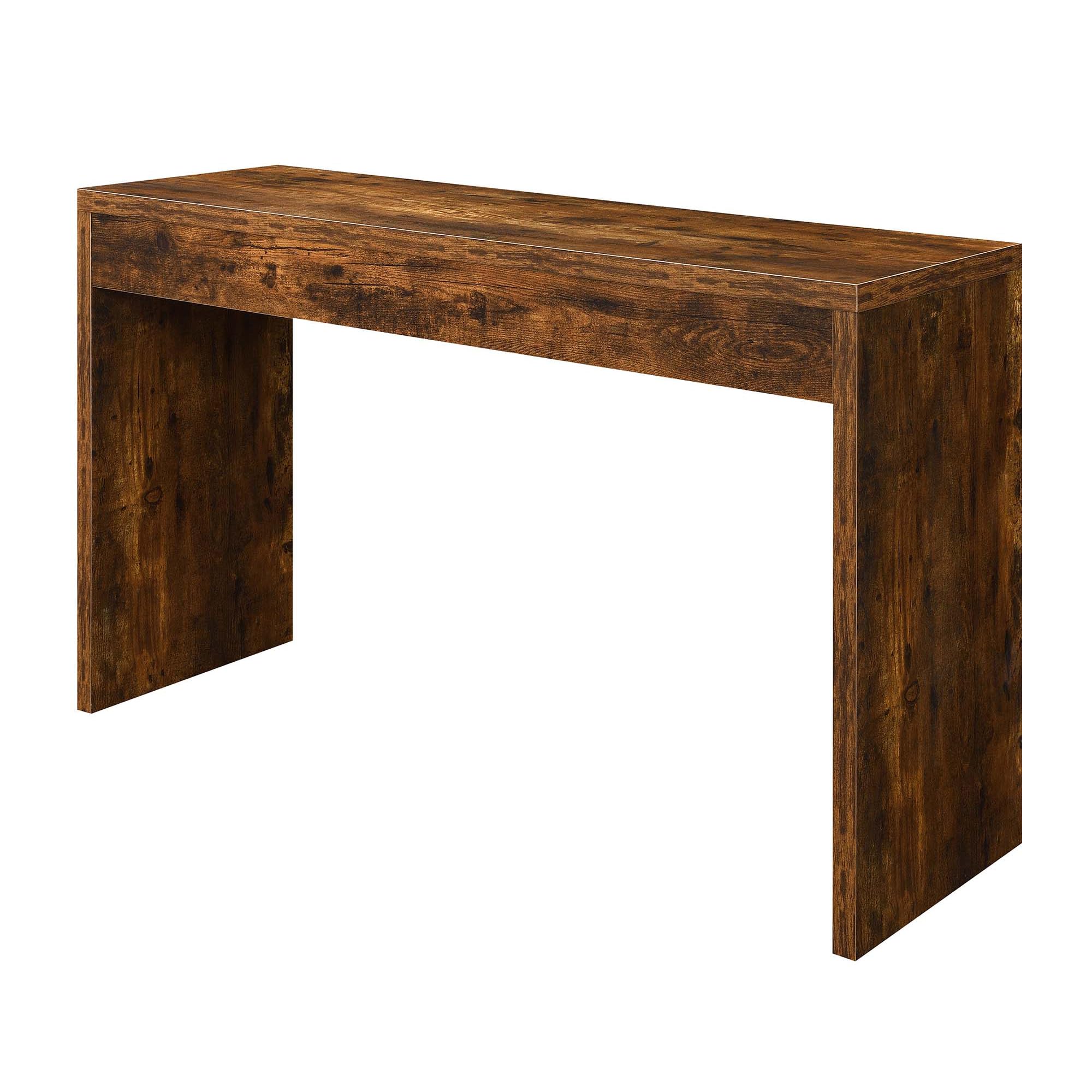 Convenience ConceptsNorthfield Console Table 48" - Contemporary Desk, Entryway, or Vanity Table for Hallway, Living Room, Office, Barnwood