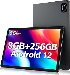 Kinstone Android 12 Tablets, Tablet 10.1 Inch 8GB RAM 256GB ROM,TF 1TB, MTK8183 Octa-core 2.0Ghz Android Tablet,6000mAh,19...