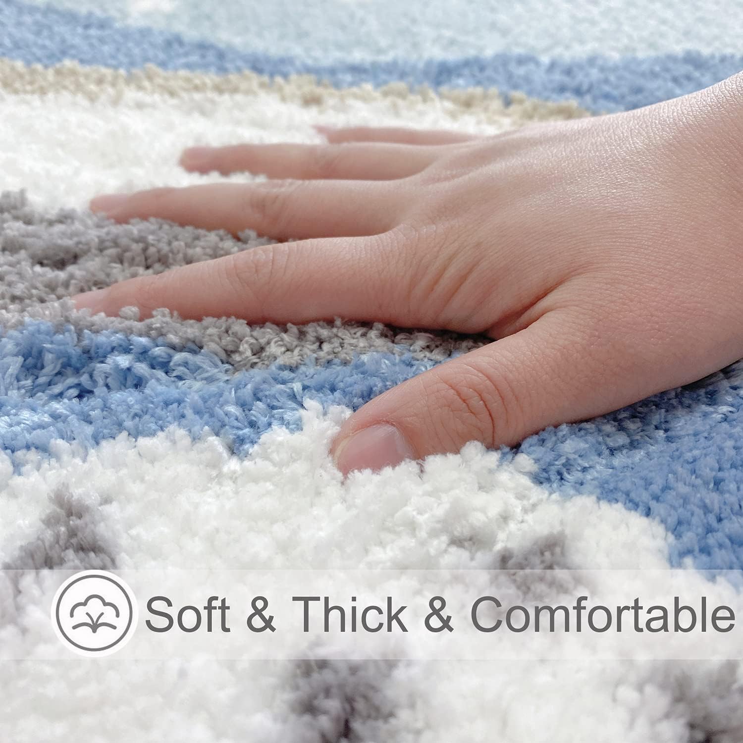 KAYBTNT Tapis de Douche Angle, 100 x 45 cm Tapis de Bain Antiderapant Absorbant, Tapis Salle de Bain Lavage en Machine, Tapis de Douche Demi-Rond pour Zone Humide,Style c