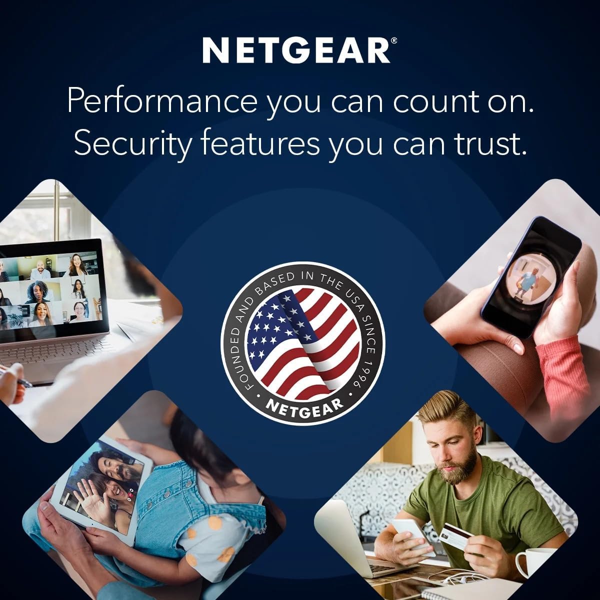 NETGEAR Nighthawk WiFi 6 Router (RAX29) - Security Features, Dual-Band Gigabit Router, AX2400 Wireless Speed (Up to 2.4 Gbps), Covers Up to 2,000 sq.ft. and 20 Devices