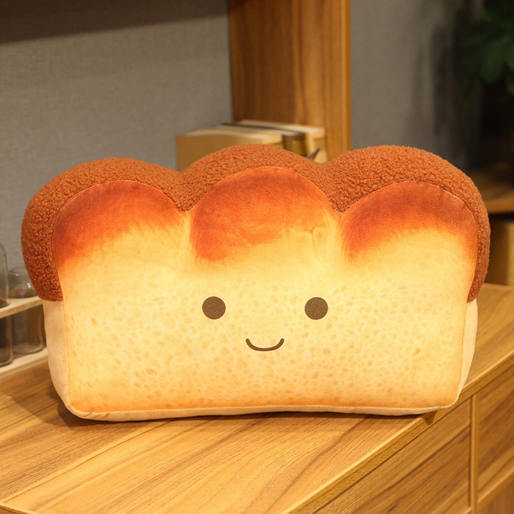 Amazon｜M．ASSOLATO ぬいぐるみ 食パン デザイン ふわふわ