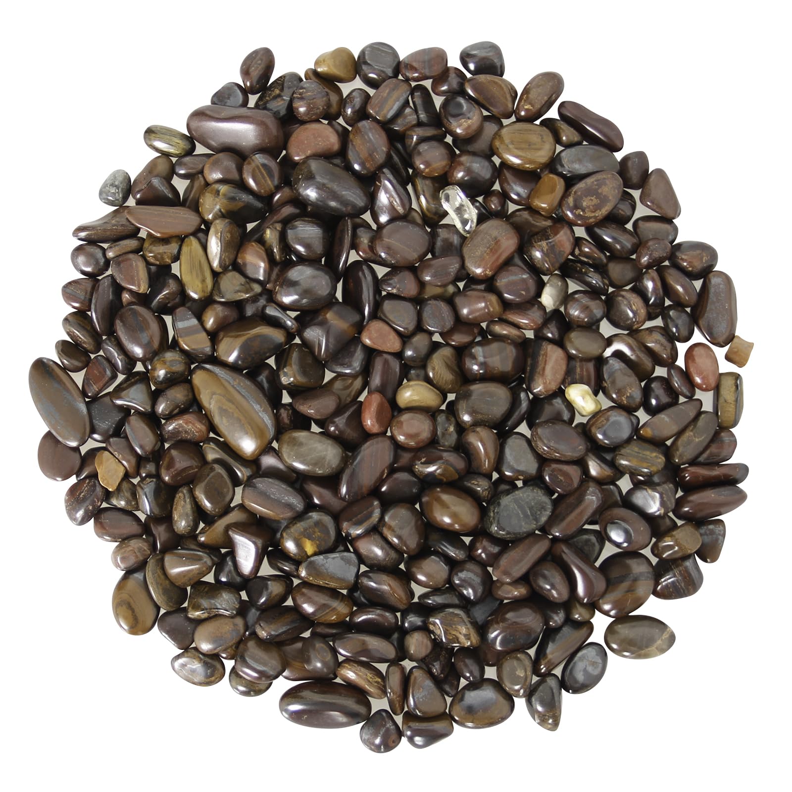 1.1lb Natural Crushed Red Tiger Eye Crystal Chips Bulk