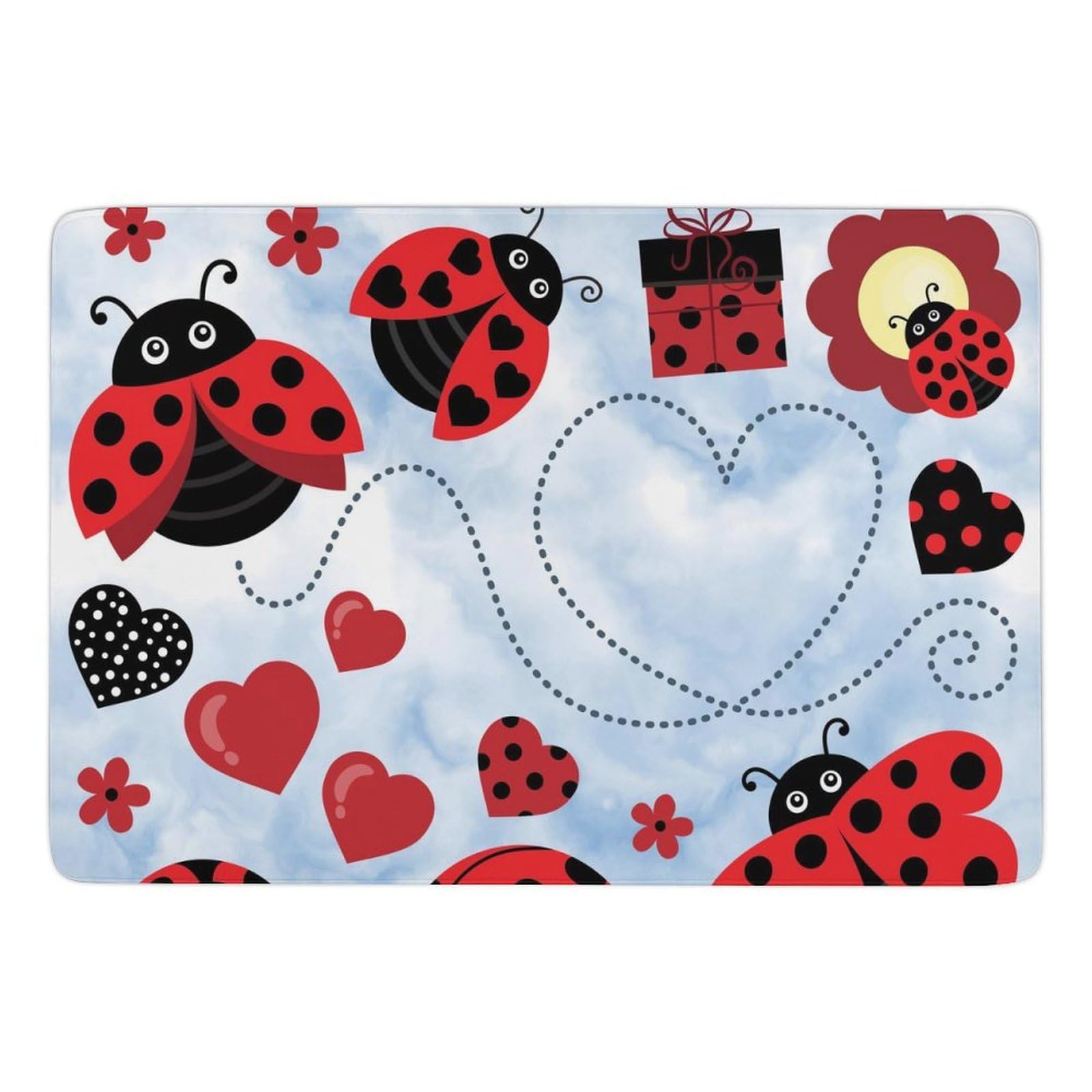 Tapis velours de corail antidérapant et absorbant doux