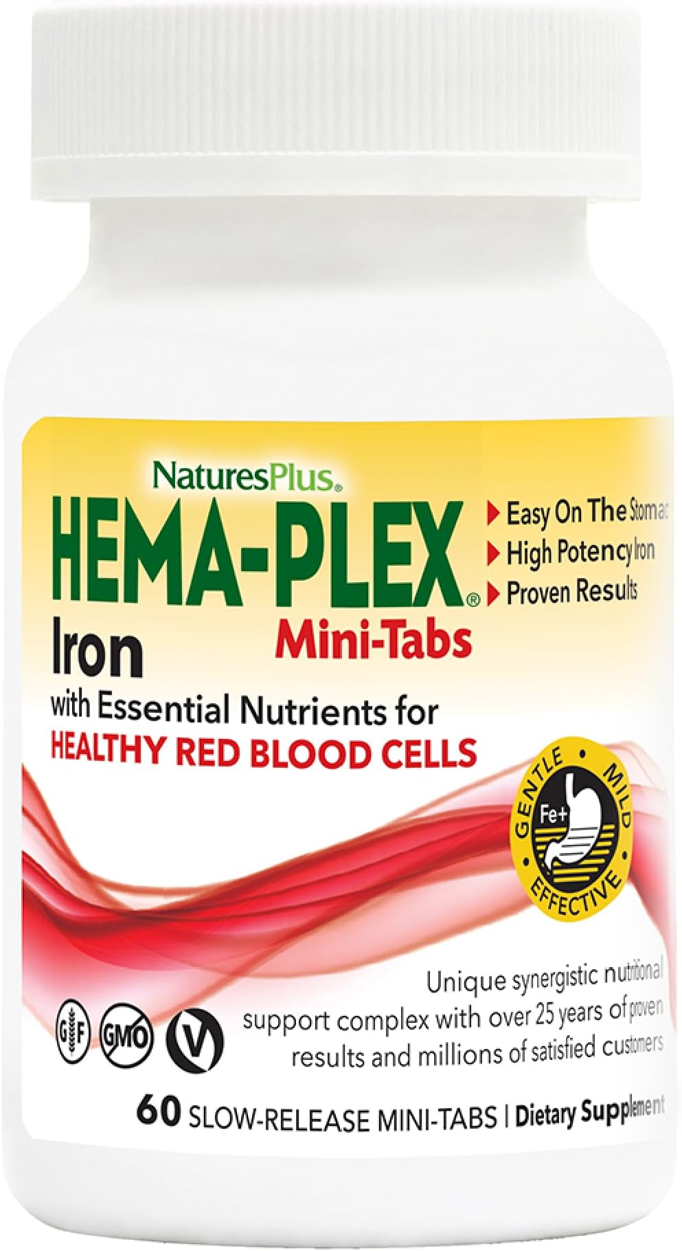 Amazon.com: NaturesPlus Hema-Plex Iron - 60 Fast-Acting Softgels - 85 ...