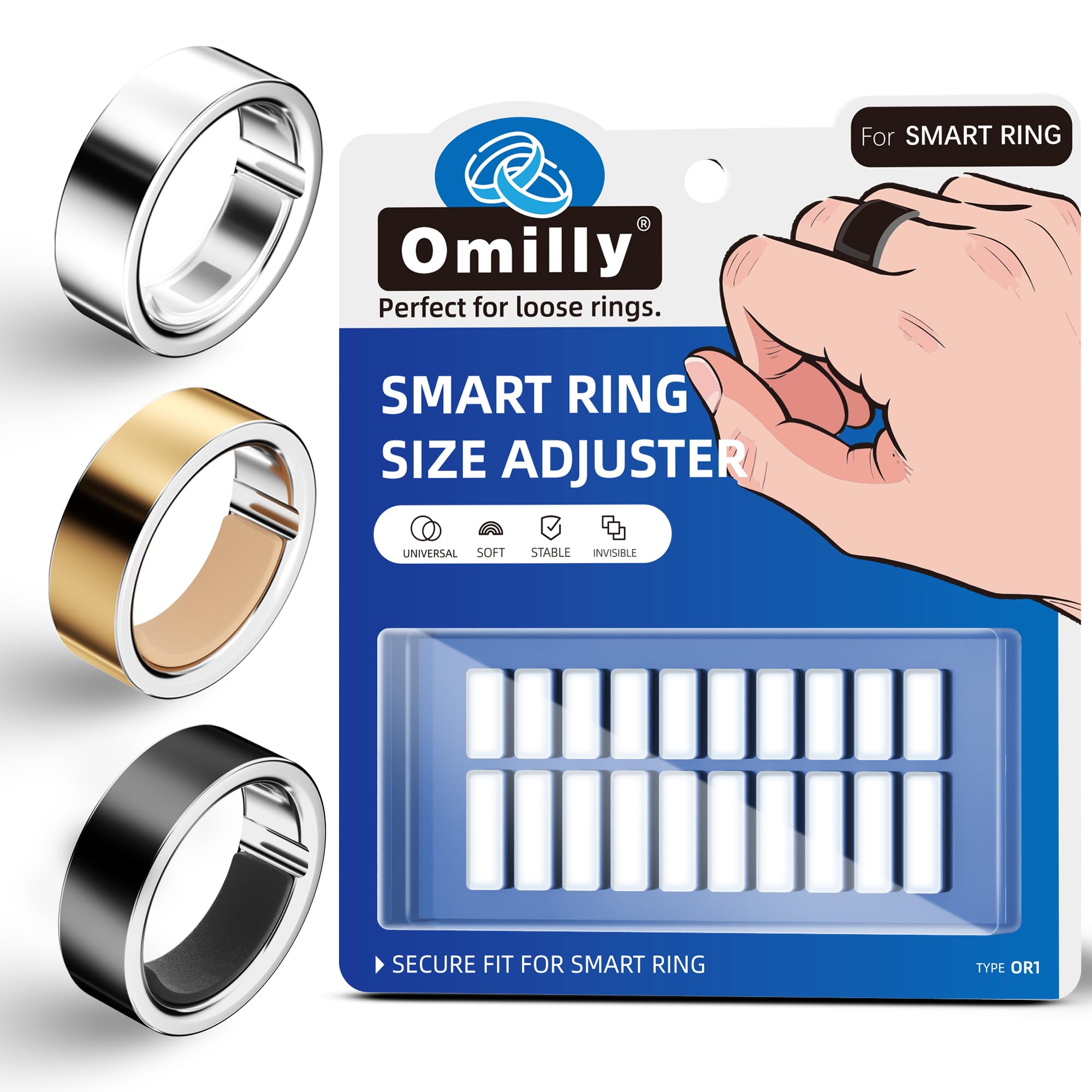 パソコン Oura Ring2 Amazon.com: Smart Ring Size Adjuster - 120Pcs Invisible Fit for