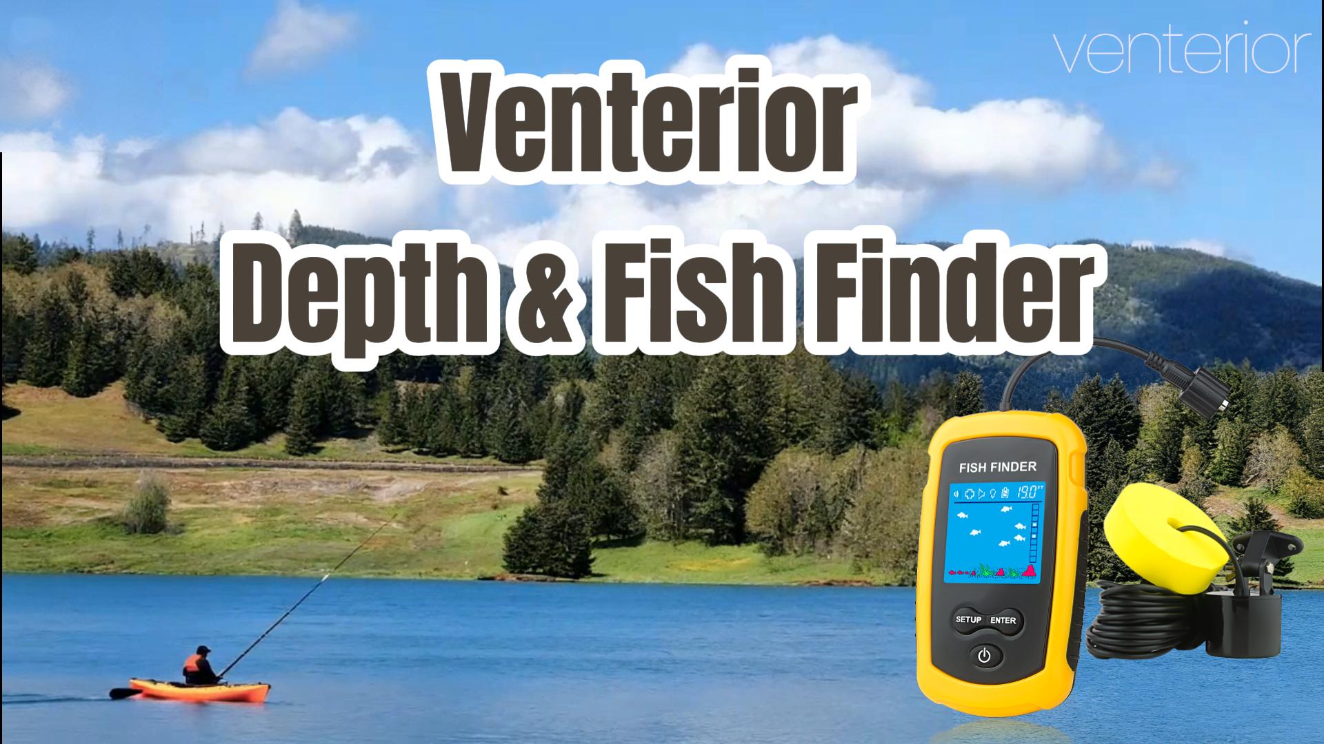 Amazon.com: Portable Wired Fish Finder Ice Kayak Fishing Gear