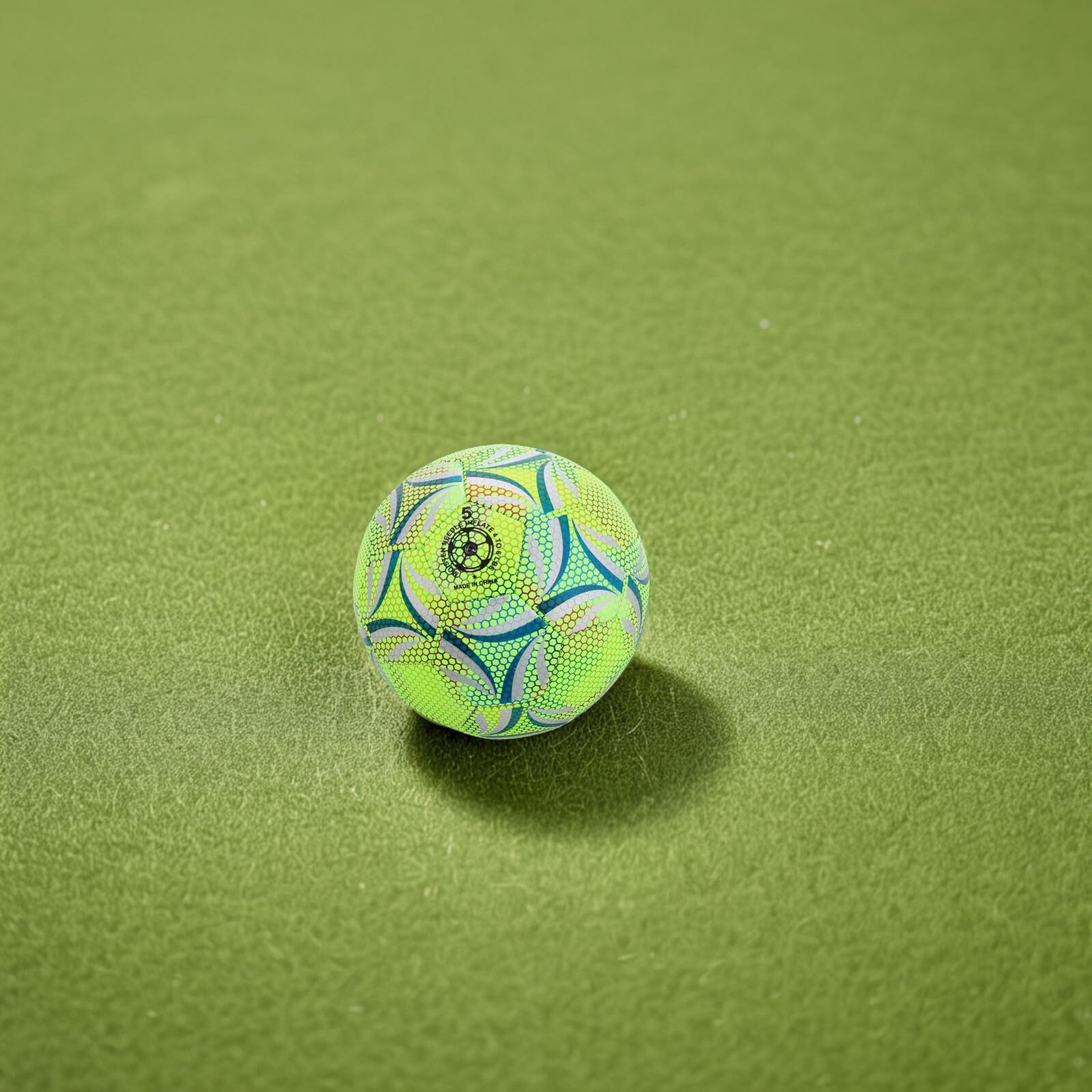 Balón de Fútbol Nocturno Resistente y Duradero Fluorescente para Entrenamiento y Partidos de Adultos y Jóvenes Seguro y Adaptable para Uso Diurno y Nocturno