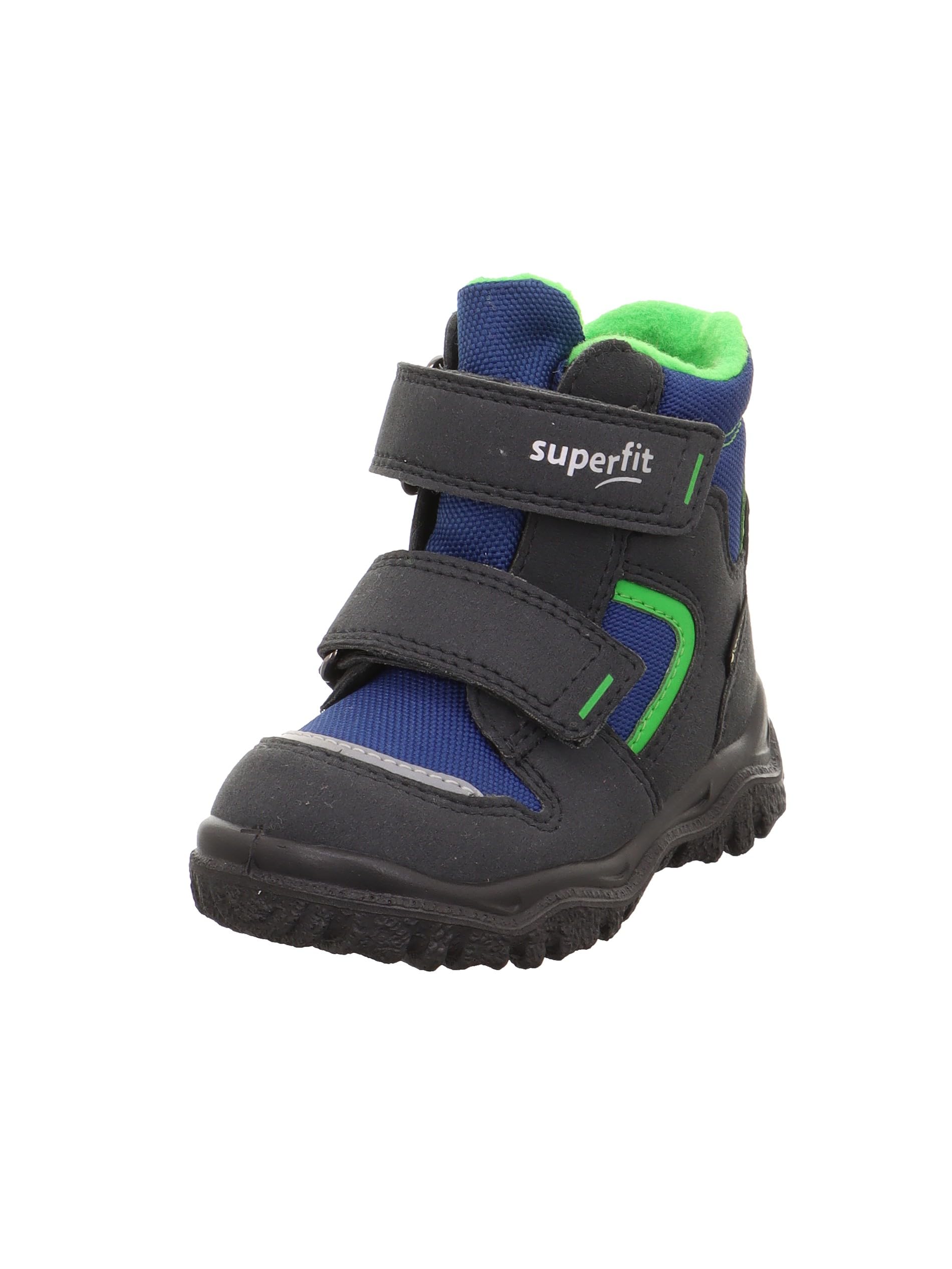 Superfit Boys Husky1 Gore-Tex 1-000047 Boots, Grey Green 2020, 2.5 UK Child