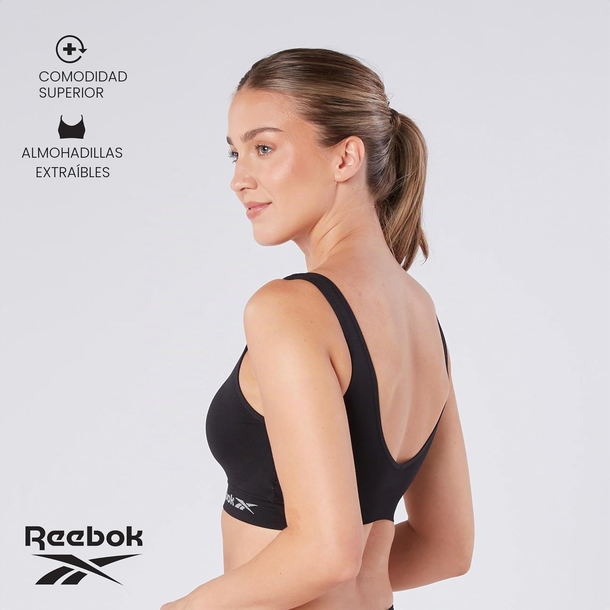 Reebok Kira Ropa Interior de Mujer Mujer (Pack de 1)